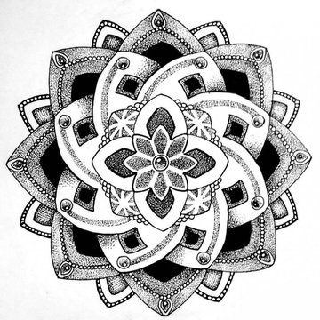 Тату эскизы дотворк