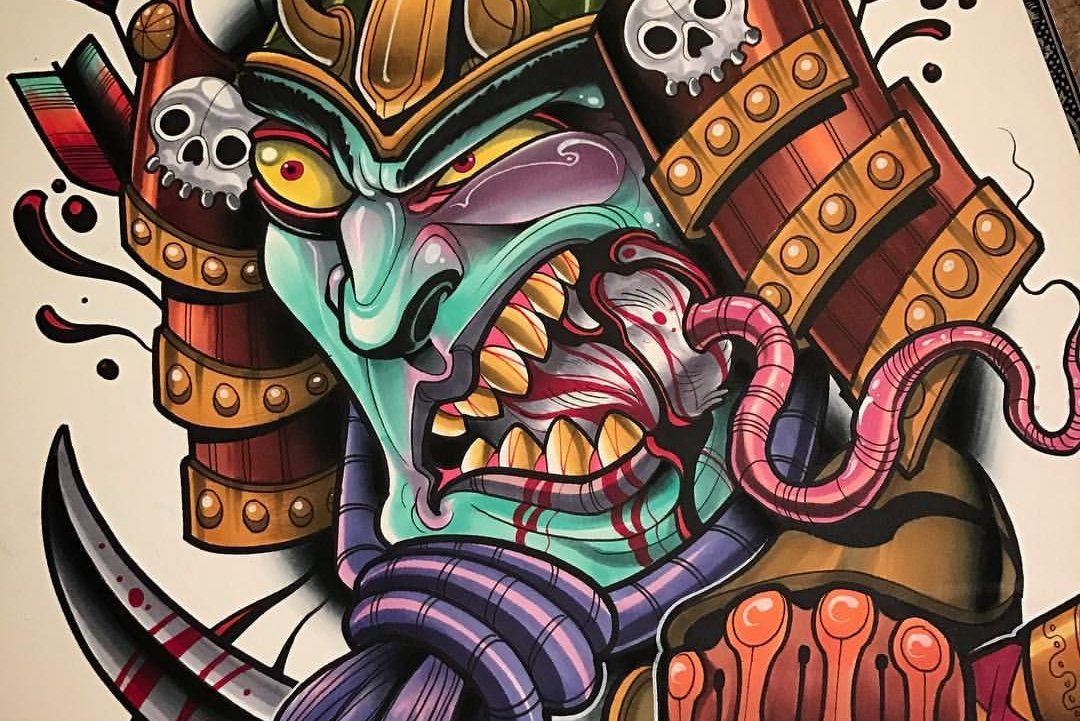 Тату эскизы нью скул