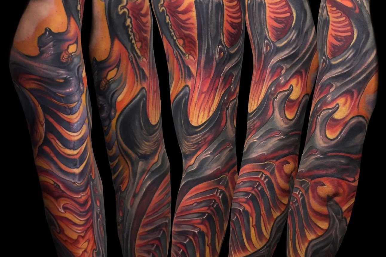 Тату-ескізи "біоорганіка"