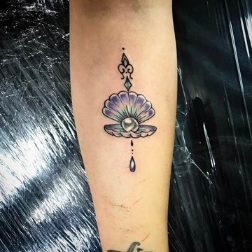 Тату-эскиз Жемчуг