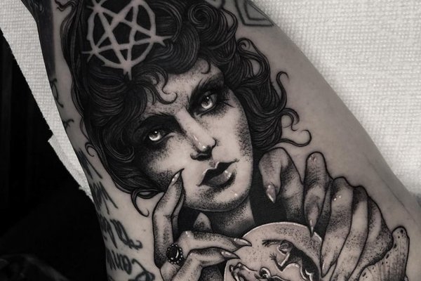Тату ескізи відьми