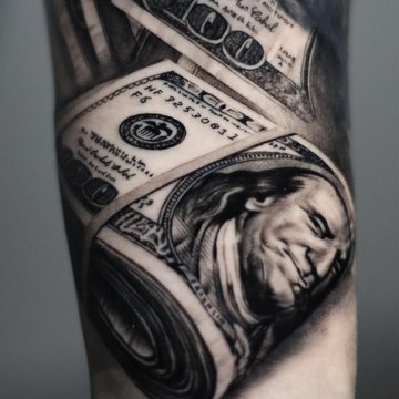 Тату ескізи грошей