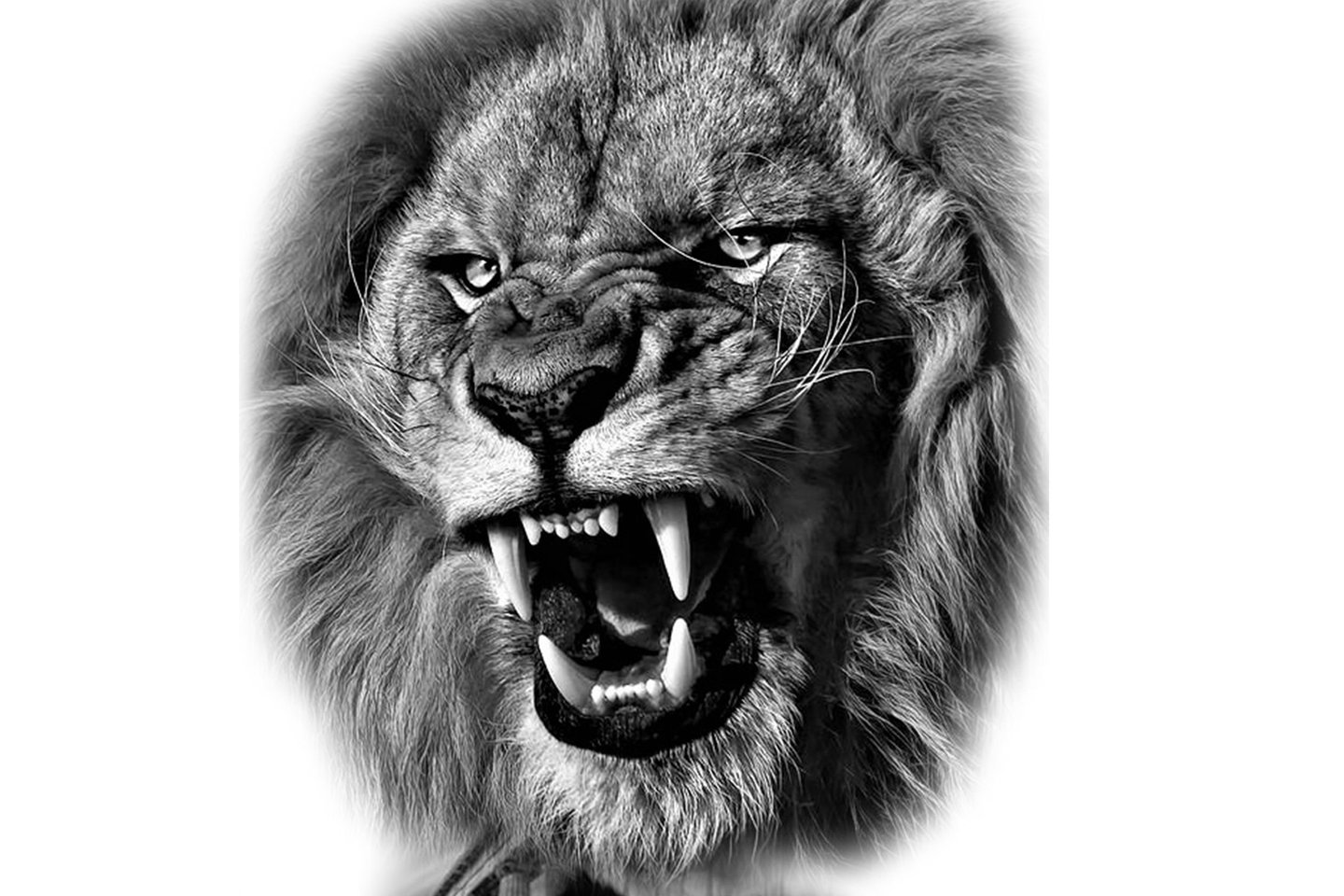 Тату ескізи лев