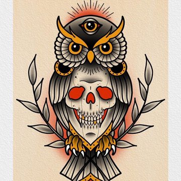Тату-ескізи Олд-Скул