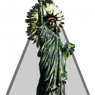 Тату-эскизы "статуя Свободы"