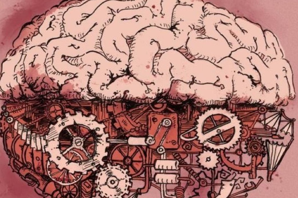 Тату ескіз мозок