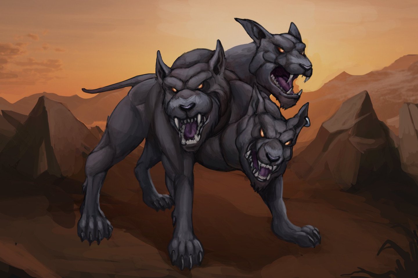 Тату-есскізи "Цербер"