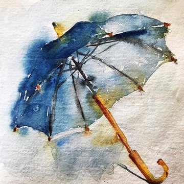 Тату эскизы зонт