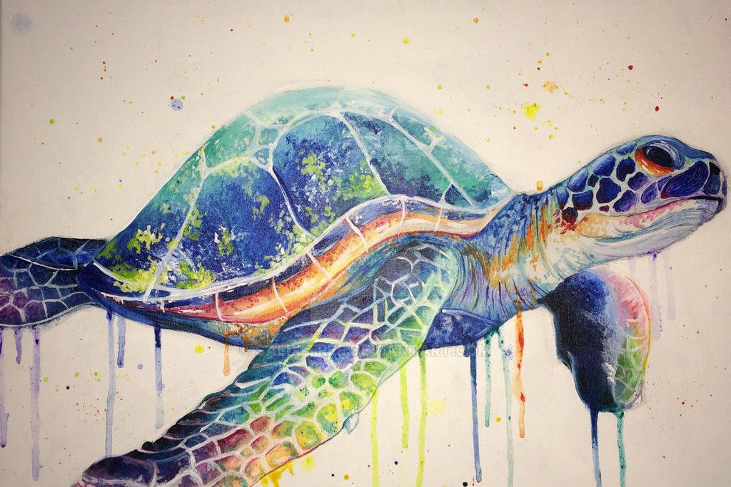 Тату ескізи "Черепаха"