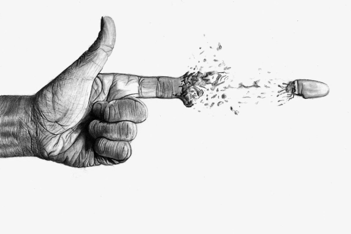 Тату эскизы пули