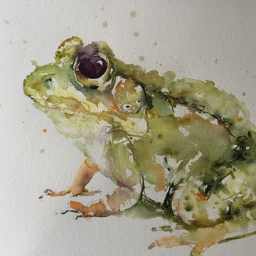 Тату ескізи жаби