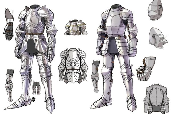 Тату ескізи обладунки