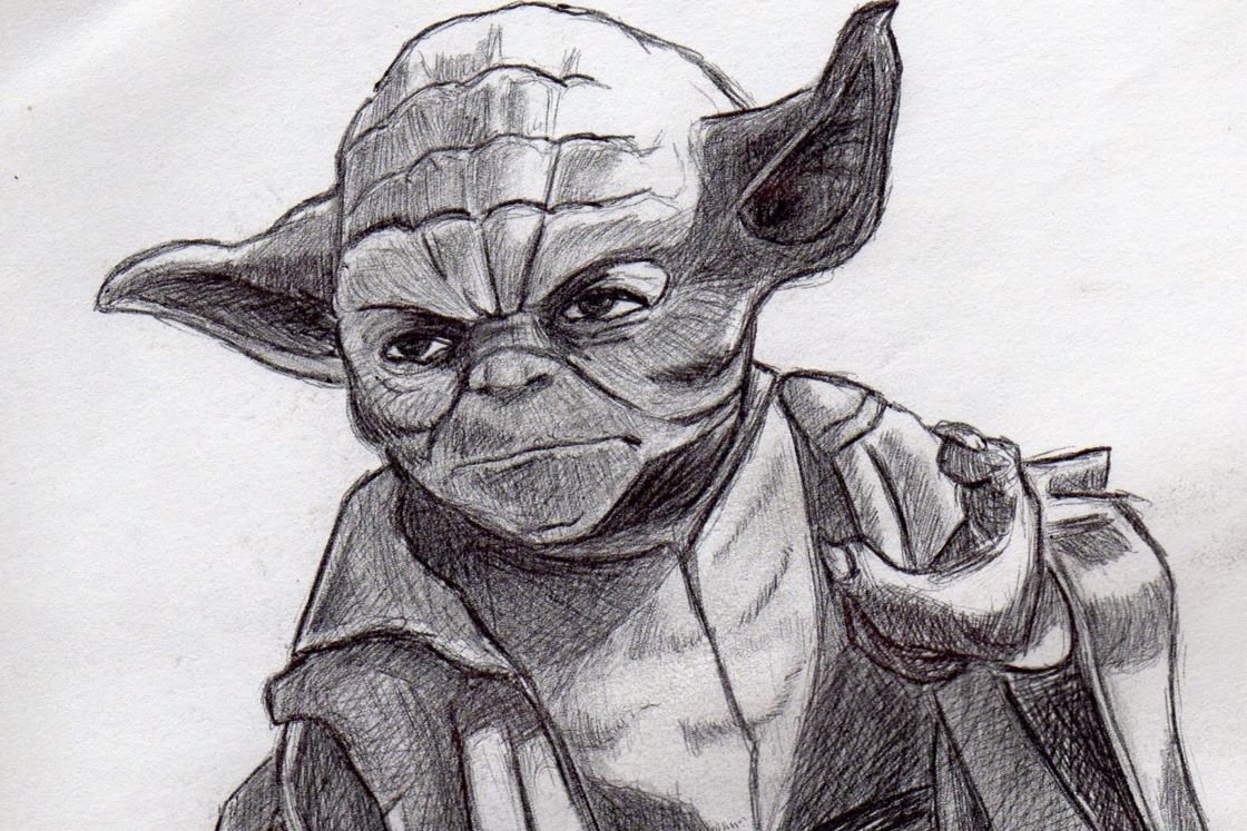 Тату-ескіз Йода
