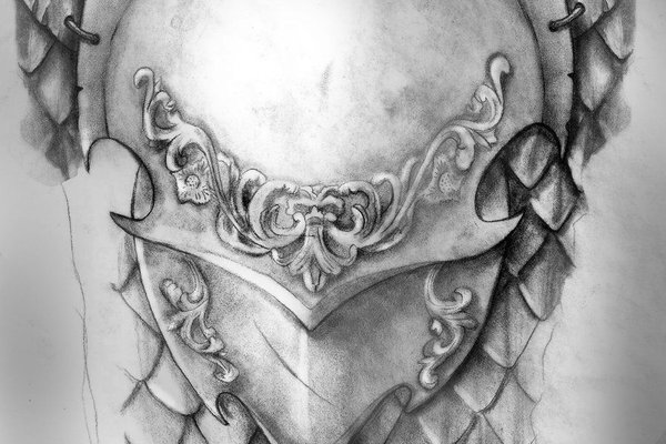 Тату ескізи обладунки