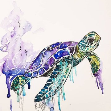 Тату эскизы черепаха