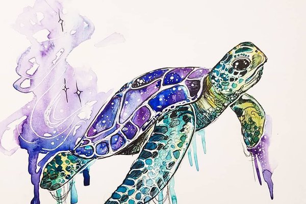 Тату ескізи "Черепаха"