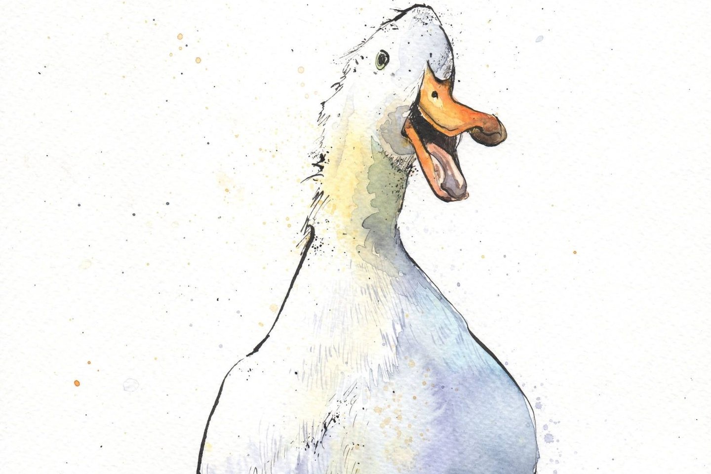 Тату ескіз гусак