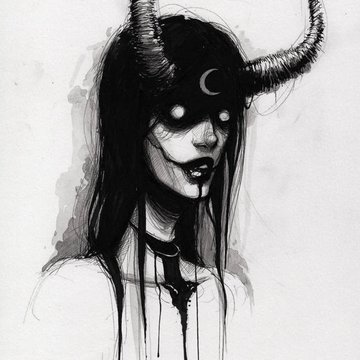 Тату эскизы демона