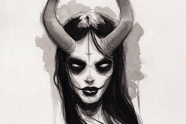 Тату-эскизы "Дьявол"