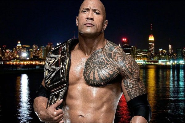 Дуейн Джонсон тату