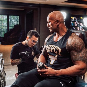 Тату Дуейна Джонсона