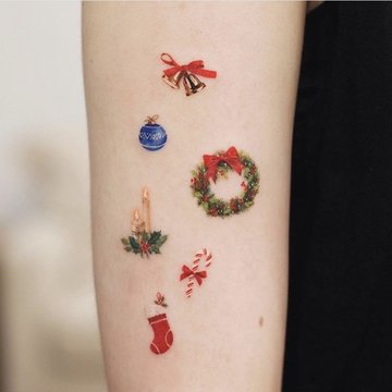 різдвяні татуювання