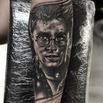 тату в стилі Гаррі Поттера