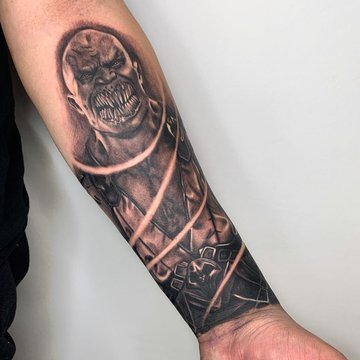 Mortal Kombat тату