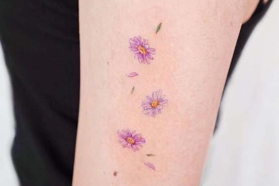 татуювання Маргаритки