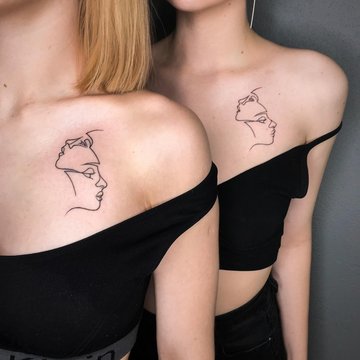 идеи татуировок для подруг