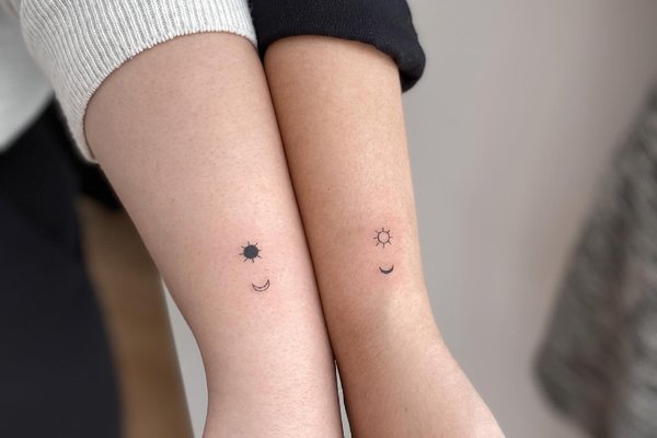 идеи татуировок для подруг