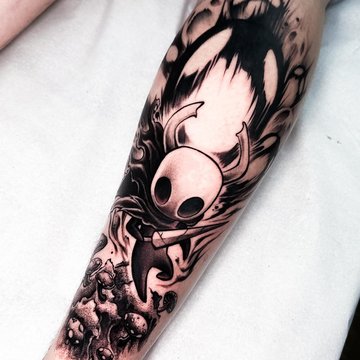 тату Hollow Knight, Порожній лицар тату