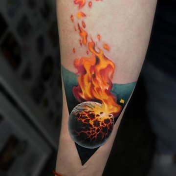 Тату эскизы огня
