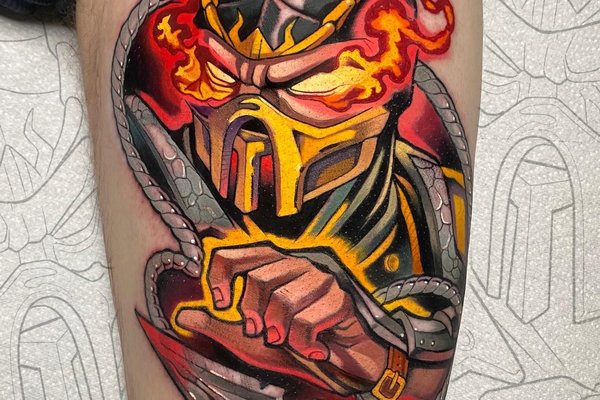 Mortal Kombat тату