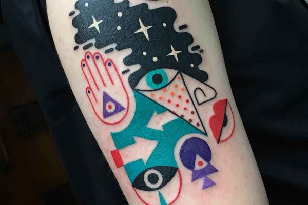 Тату ескізи абстракціонізм