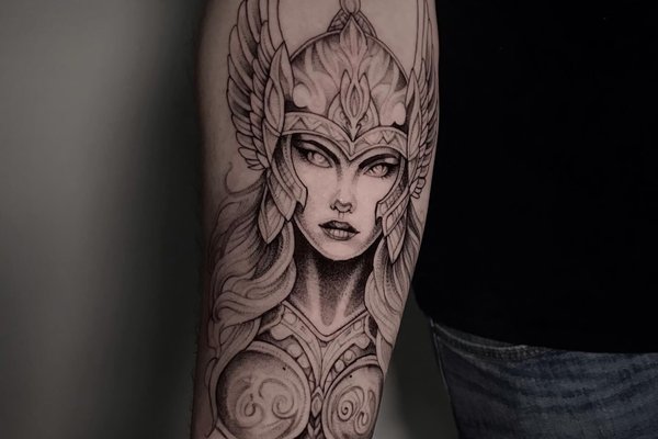 татуювання Валькірія