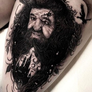 тату в стилі Гаррі Поттера