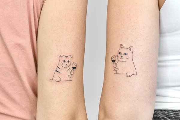 идеи татуировок для подруг