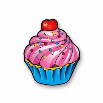 эскиз пирожных для тату