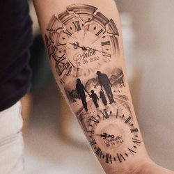 Тату в честь семьи