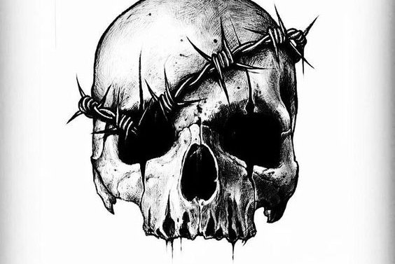 Тату-эскизы черепа