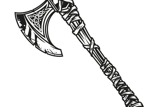 Тату-эскизы "топор"