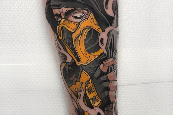 Mortal Kombat тату