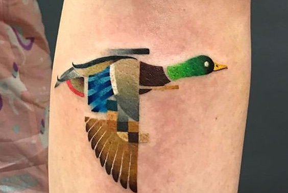 Тату - ескізи "Качка"