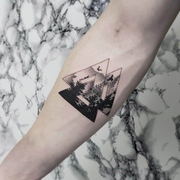 татуювання Валькнут