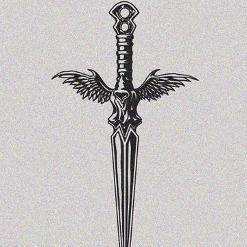 Тату эскизы кинжала