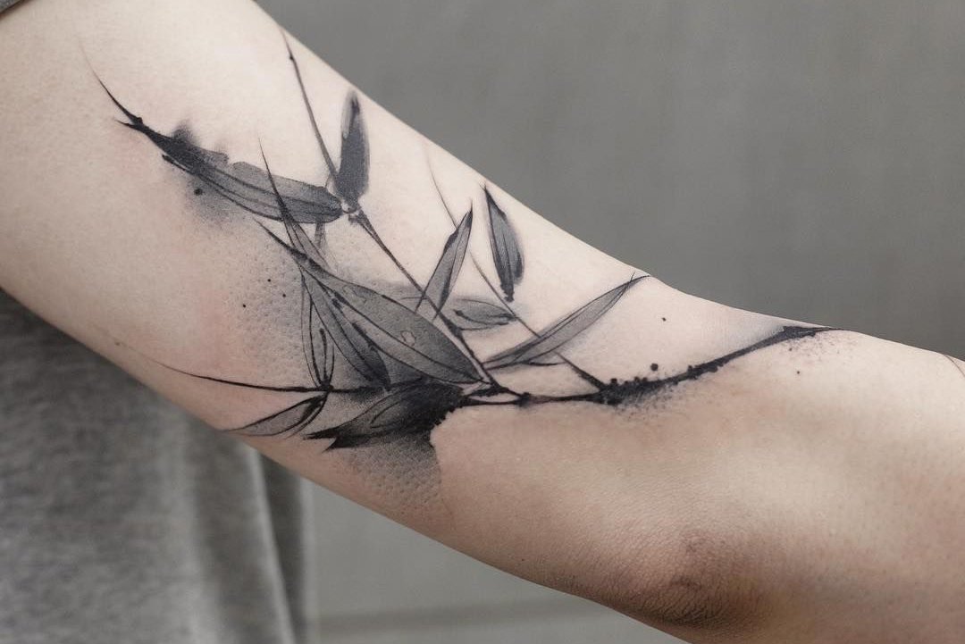 Тату - ескіз бамбук