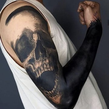 блэкворк тату