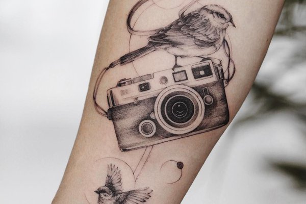 Тату-ескізи "Фотоапарат"