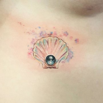 Тату ескізи перлина